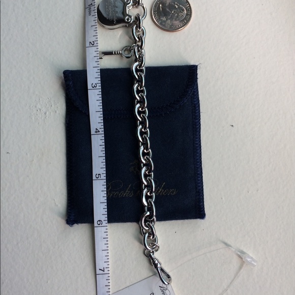 BROOKS BROTHERS Sterling Silver Charm Bracelet - Picture 6 of 8